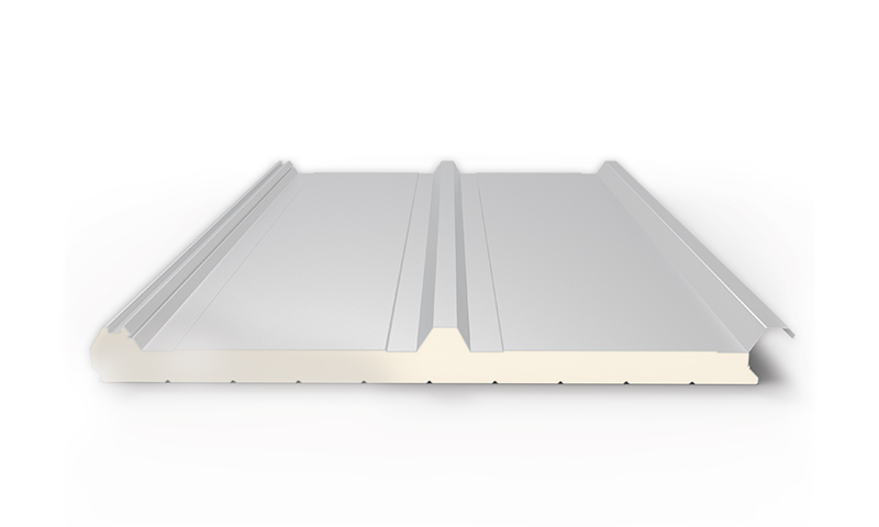 PU sandwich 3 wave roof panel